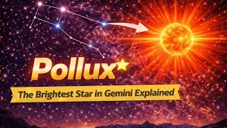 Pollux 🌟 | The Brightest Star in Gemini Explained | The Orange Giant Star with a Hidden Exoplanet