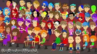 (Re-upload) Classic Caillou Go Sees A Minecraft Movie/Brings a Chicken To a Movie Theater/Gets GD! 