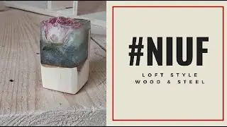 Роза в эпоксидной смоле. Крутой сувенир. Epoxy and wood