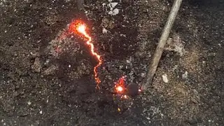 Laboratory made Fulgurites 🤜🏼⚡️🤛🏻