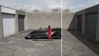 VFX Car Racer Animation | Blender + After Effects | Real Footage
