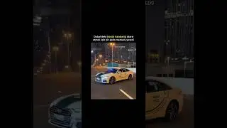 Dubai’de tek bir polis memuru muazzam bir kalabalığı kolaylıkla idare etmeyi başarıyor. #audi #dubai