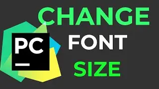 How to change font size in PyCharm