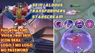 SCRIPT ALDOUS TRANSFORMERS FULL VOICE SOUND ICON SKILL | STARSCREAM