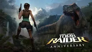 Tomb Raider Anniversary - Lara vs T-Rex