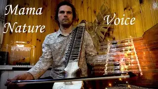 Breath of Spring - meditative live music for relaxation work & good mood, flute, crystal harp, esraj