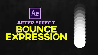Learn Bounce Animation: Easy After Effects Expression Tutorial