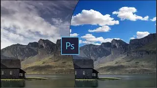 How to Change Sky in Adobe Photoshop - Urdu & हिंदी