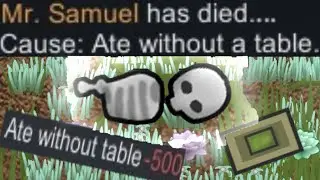 Eating Without a Table Kills You in Rimworld