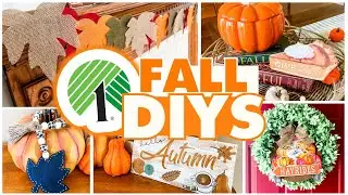 10 NEW Dollar Tree Fall Decor DIYs 🍁 Whiskey & Whit