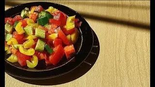 How To Make Simple Salad Recipes | Healthy Salad| 3-Ingredient Mediterranean Salad | Tri Color Salad
