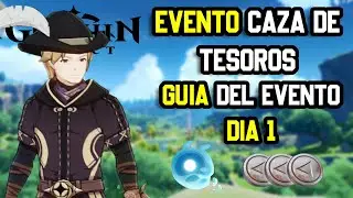 🔥 EVENTO CAZA DE TESOROS GENSHIN IMPACT 🔥 ► GUIA evento CAZA de TESOROS [DÍA 1] Genshin Impact