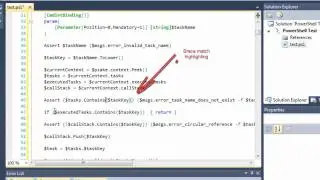 PowerShell in Visual Studio