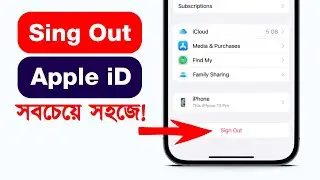 Sign out on your iPhone, iPad, or iPod touch