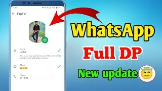 how to WhatsApp full profile save ?