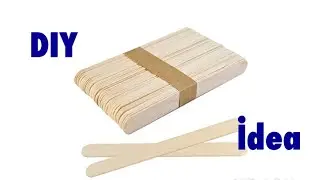 Tahta Çubuk ve Meyve Kasası ile Geri Dönüşüm - Recycling with Wooden Stick and Fruit Crate