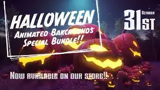 Halloween Animated Background Pack!! - For Twitch Streams