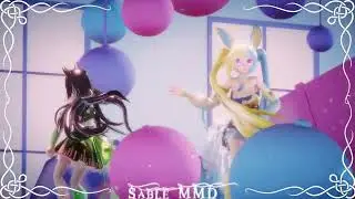 【 MMDxOC 】Drop Pop Candy 【 Moonfini & Sable】