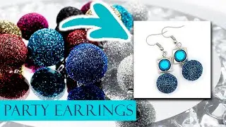 Easy Party Earrings - Day 4 - 12 days of Christmas