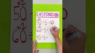 Division Trick #math #mathhacks #division #divisiontricks #learn #tutorial #numbers #knowledge