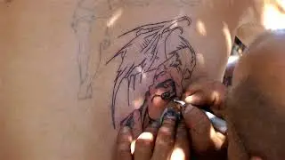 Tatuaje de dragón | tatuaje de espalda