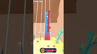 Bridge Race 3D game in MAX LEVEL ( Level - 180 ) #shorts #gaming #bridgerace