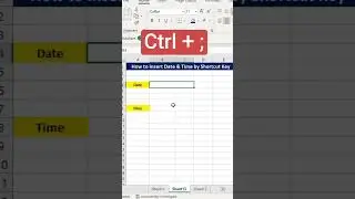 Insert Date & Time by shortcut key 
