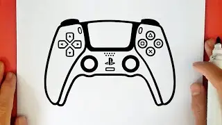 COMO DESENHAR UM CONTROLE DE PLAYSTATION 5
