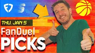 FanDuel NBA Lineups Thursday 1/5/23 | NBA DFS ConTENders