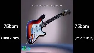 Ballad Backing Track in Cm (75bpm)