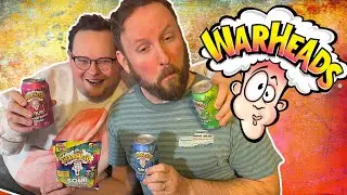 Warheads Sour Soda - Blue Raspberry, Watermelon & Green Apple