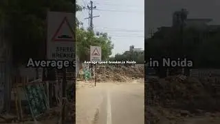 Average speed breaker in Noida #shorts