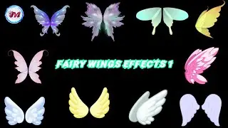 GREEN SCREEN FAIRY WINGS EFFECTS 1
