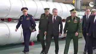 Шойгу на заводе АЛМАЗ