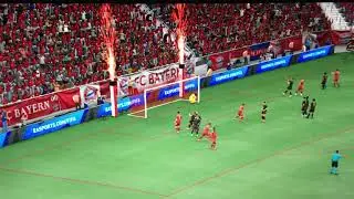 FIFA22 гол со штрафного,Бавария, Sane.