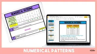 Numerical Patterns Tutorial Video
