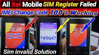 itel IMEI Change Code 💯 itel Sim Register Failed Solution Free itel Mobile IMEI Change Code