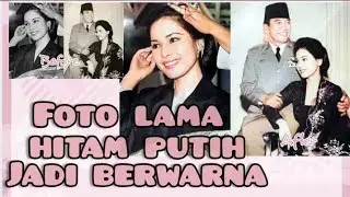 CARA MENGUBAH FOTO HITAM PUTIH JADI BERWARNA || COLORIZE OLD PHOTOS