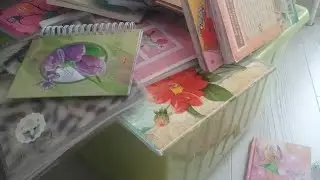 Обзор на коллекцию блокнотов (50 штук) и пеналы !😍💙💙💙🖤