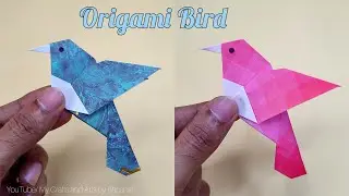 How to make an origami Bird easily at home
