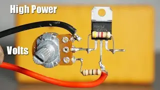 Single MOSFET Powerful Voltage Regulator Circuit