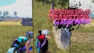 Create this amazing spilit transition in alight motion ||