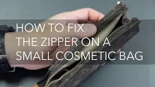 How to Fix the Zipper on a Small Bag