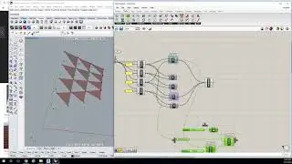 43 - Rotating Folding Triangular Flap on Grid Cells in Rhino Grasshopper