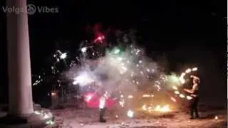 Фаершоу в подарок - Предложение руки и сердца - FIRESHOW Volga Vibes  Саратов.