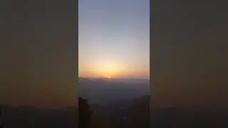 #Sunrise view from Kunjapuri temple. #india #rishikesh #nature #mountains #sun #himalayas.
