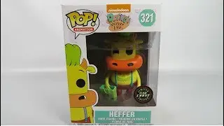 Funko Pop Vinyl Limited Edition Glow Chase Rocko's Modern Life Heffer Unboxing