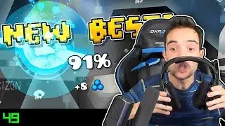 MI MAYOR LAG CON HEROES NEVER DIE 100% (HARD DEMON) | Geometry Dash