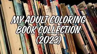 My Large Coloring Book Collection || WIPs and Finished Pages