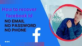 how to recover facebook password without email and phone number|| how to recover facebook password